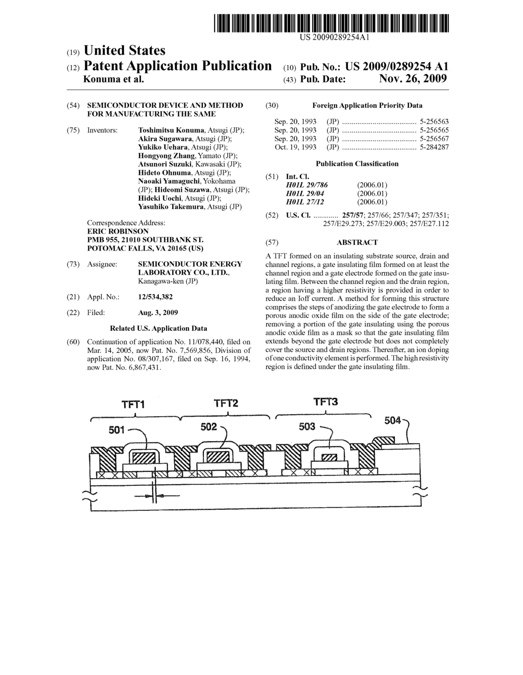 SEMICONDUCTOR DEVICE AND METHOD FOR MANUFACTURING THE SAME - diagram, schematic, and image 01