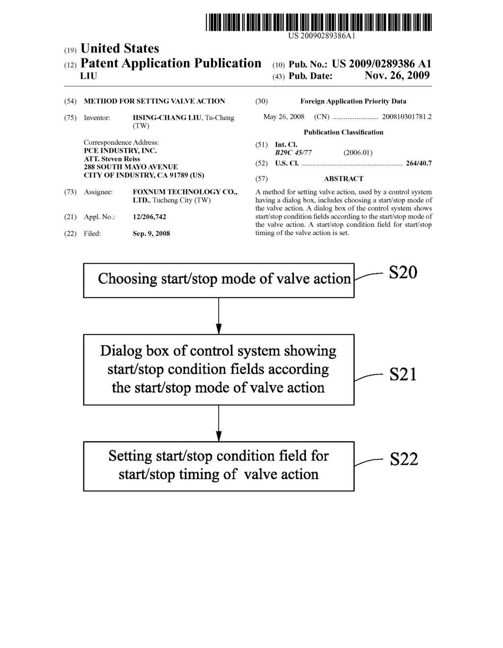 METHOD FOR SETTING VALVE ACTION - diagram, schematic, and image 01