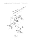 Flatbed supporting device diagram and image