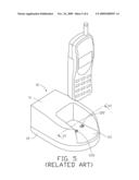 CHARGING HOLDER FOR PORTABLE ELECTRONIC DEVICE diagram and image