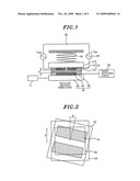 Area-variable type capacitive displacement sensor having mechanical guide diagram and image