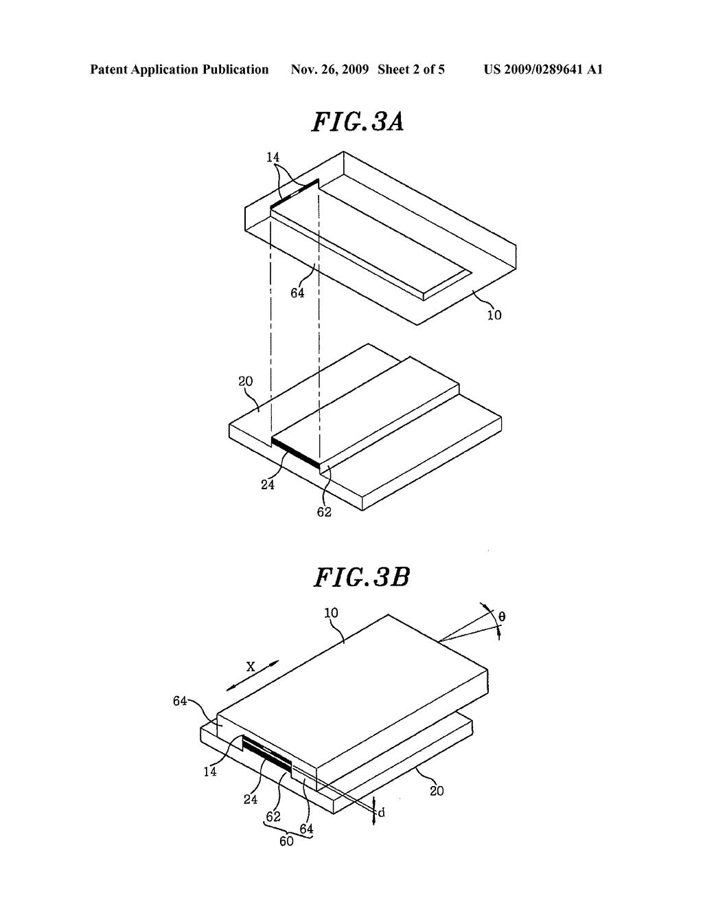 Area-variable type capacitive displacement sensor having mechanical guide - diagram, schematic, and image 03