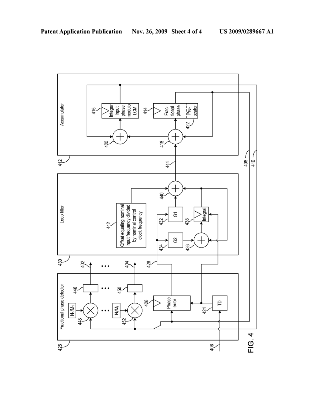 Clock Generation Using a Fractional Phase Detector - diagram, schematic, and image 05