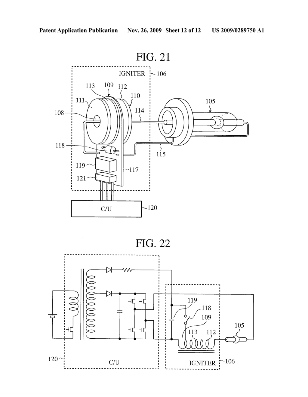 SHEET TYPE TRANSFORMER AND DISCHARGE LAMP LIGHTING APPARATUS - diagram, schematic, and image 13