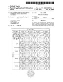 One-handed computer input device comprising finger array input controls diagram and image