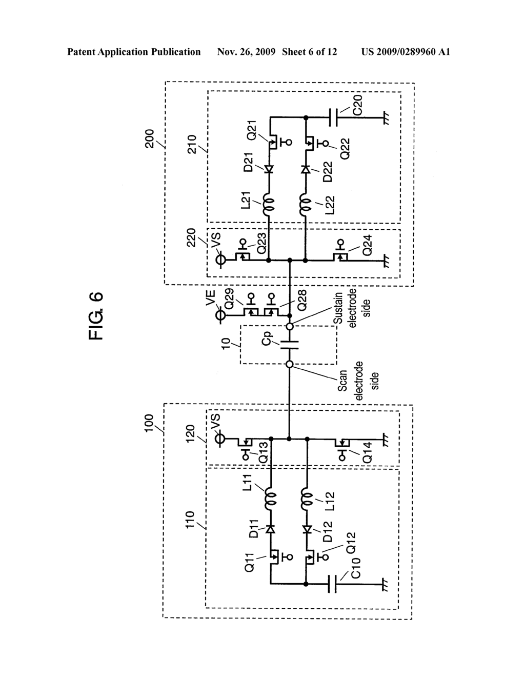 PLASMA DISPLAY DEVICE AND PLASMA DISPLAY PANEL DRIVE METHOD - diagram, schematic, and image 07