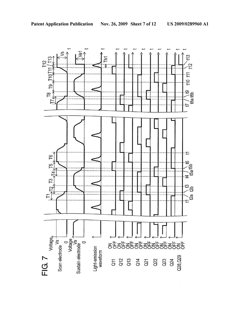 PLASMA DISPLAY DEVICE AND PLASMA DISPLAY PANEL DRIVE METHOD - diagram, schematic, and image 08