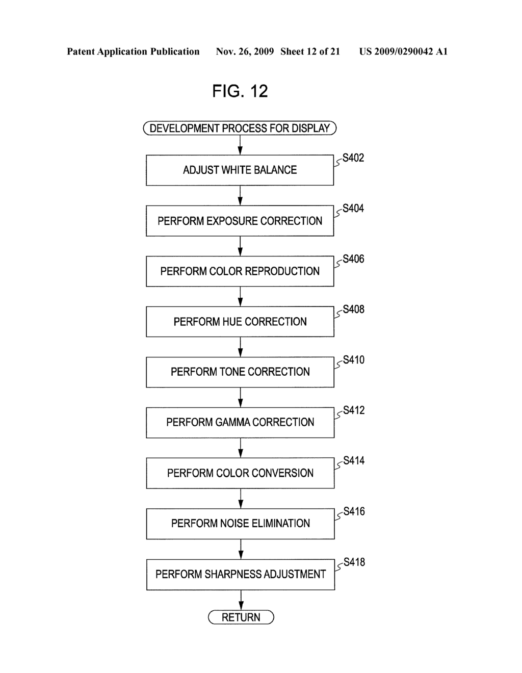 DEVELOPMENT PROCESSING DEVICE, DEVELOPMENT PROCESSING METHOD, AND STORAGE MEDIUM OF COMPUTER PROGRAM FOR DEVELOPMENT PROCESS - diagram, schematic, and image 13