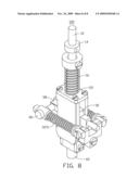 PRESSING HEAD STRUCTURE FOR TESTING KEY DURABILITY diagram and image