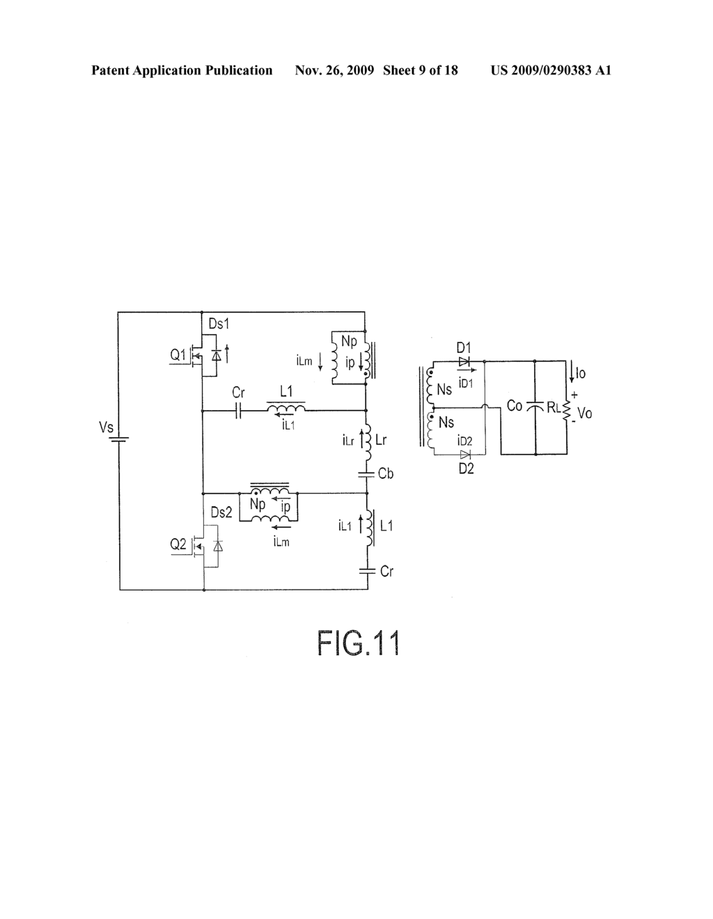 RESONANT CIRCUIT AND RESONANT POWER CONVERTER WITH A NARROW OPERATING FREQUENCY BANDWIDTH - diagram, schematic, and image 10