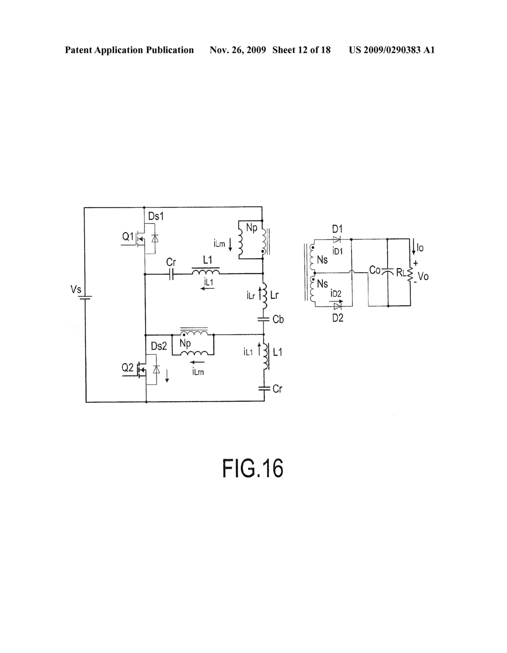 RESONANT CIRCUIT AND RESONANT POWER CONVERTER WITH A NARROW OPERATING FREQUENCY BANDWIDTH - diagram, schematic, and image 13