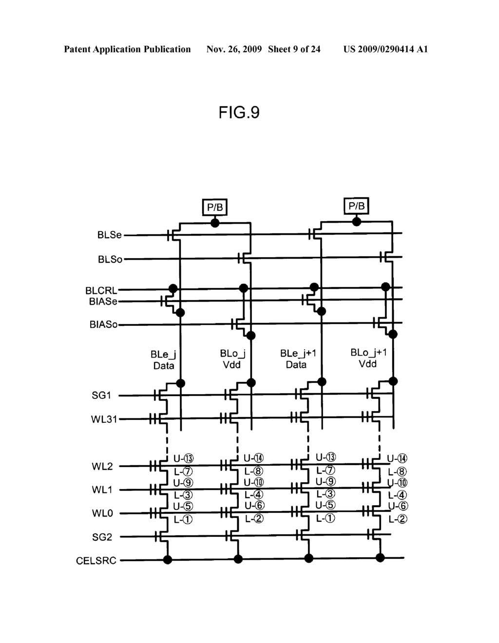 NON-VOLATILE SEMICONDUCTOR MEMORY DEVICE - diagram, schematic, and image 10