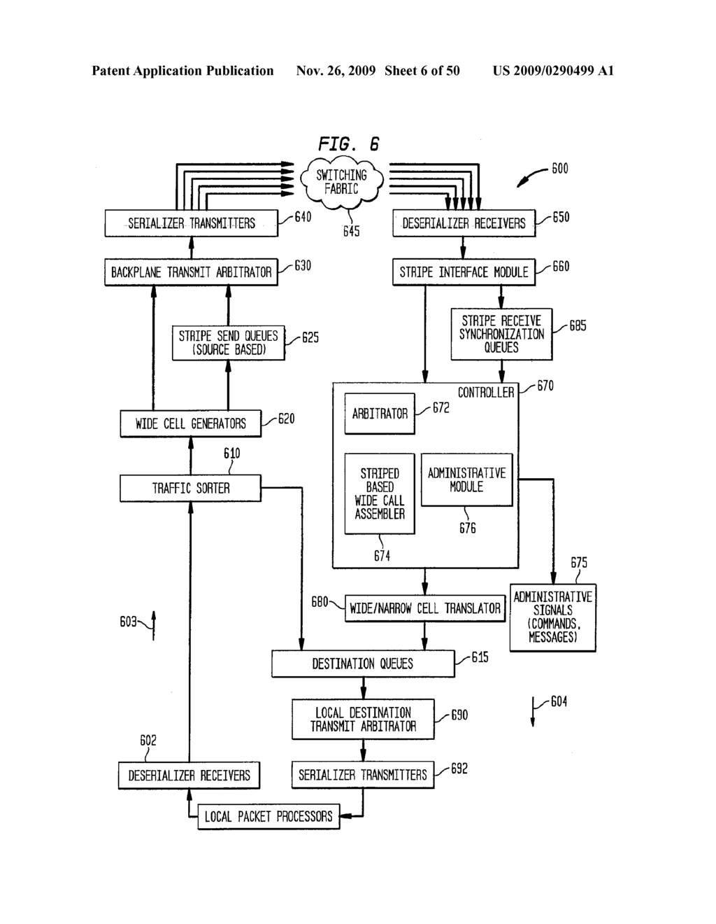 Backplane Interface Adapter with Error Control and Redundant Fabric - diagram, schematic, and image 07