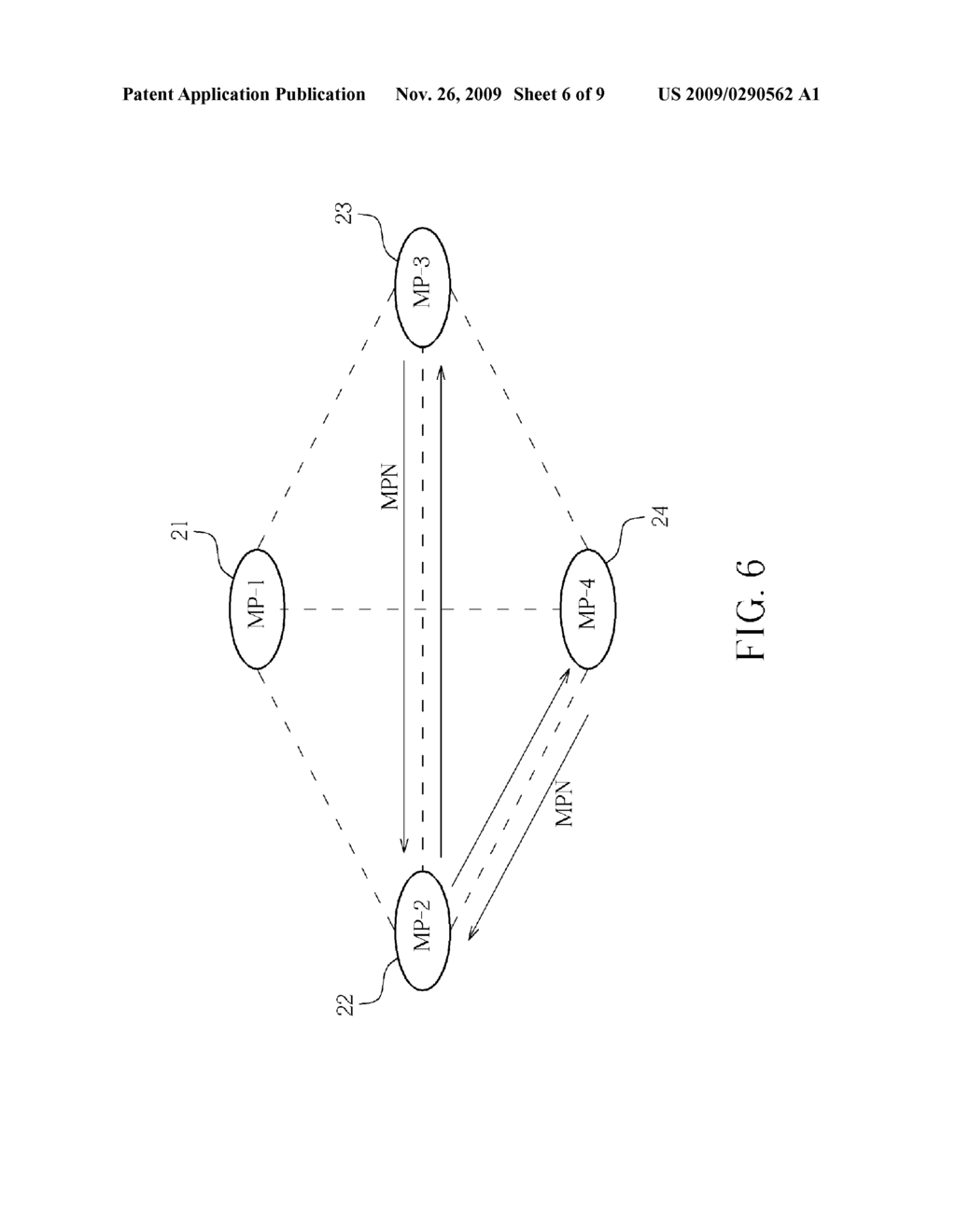 METHOD OF DELIVERING MULTICAST PACKETS IN A MESH NETWORK - diagram, schematic, and image 07