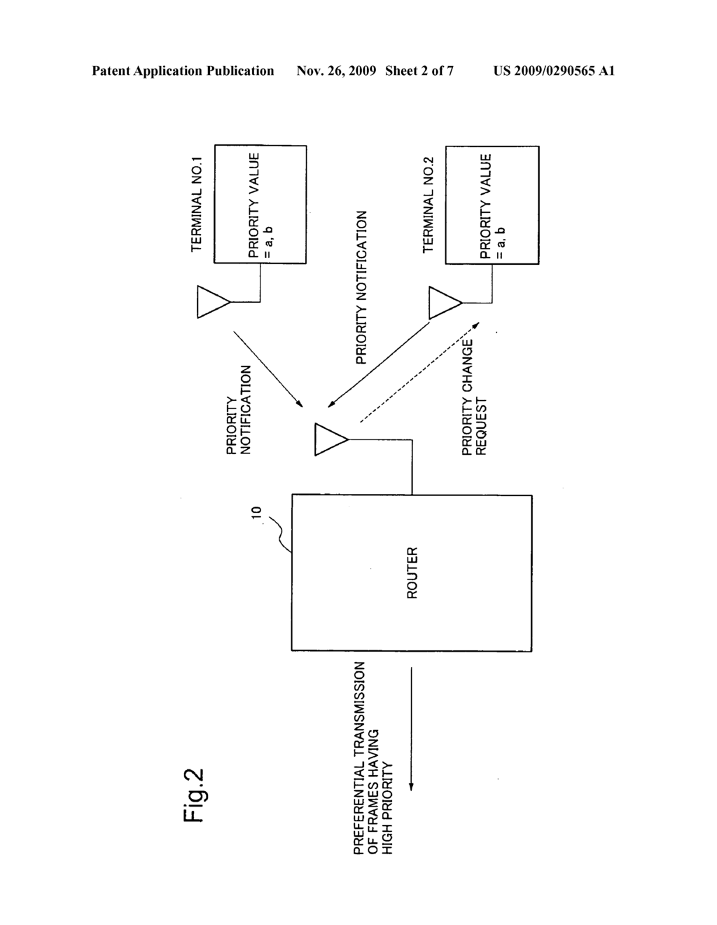 COMMUNICATION SYSTEM, A ROUTER AND A COMMUNICATION CONTROL METHOD - diagram, schematic, and image 03