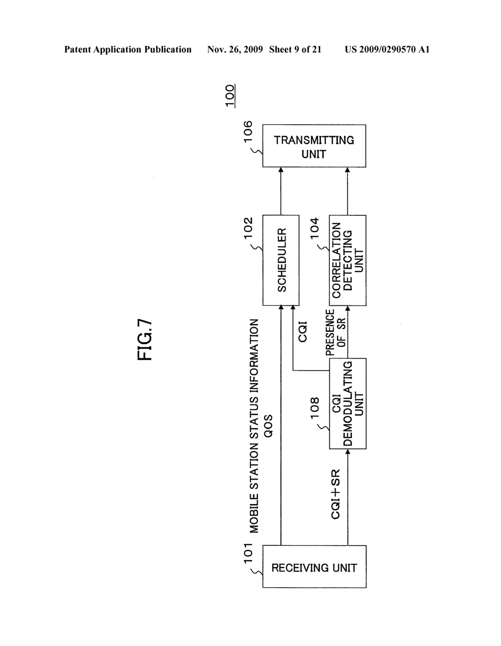 MOBILE STATION, BASE STATION, AND METHOD OF TRANSMITTING AN UPLINK SCHEDULING REQUEST - diagram, schematic, and image 10