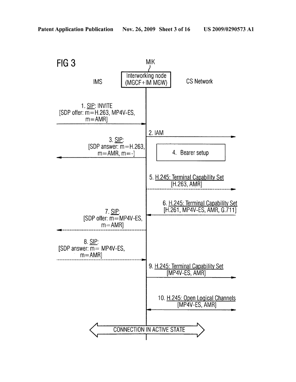 Method for Establishing a Video Telephone Connection and/or a Multimedia Telephone Connection in a Data Network - diagram, schematic, and image 04