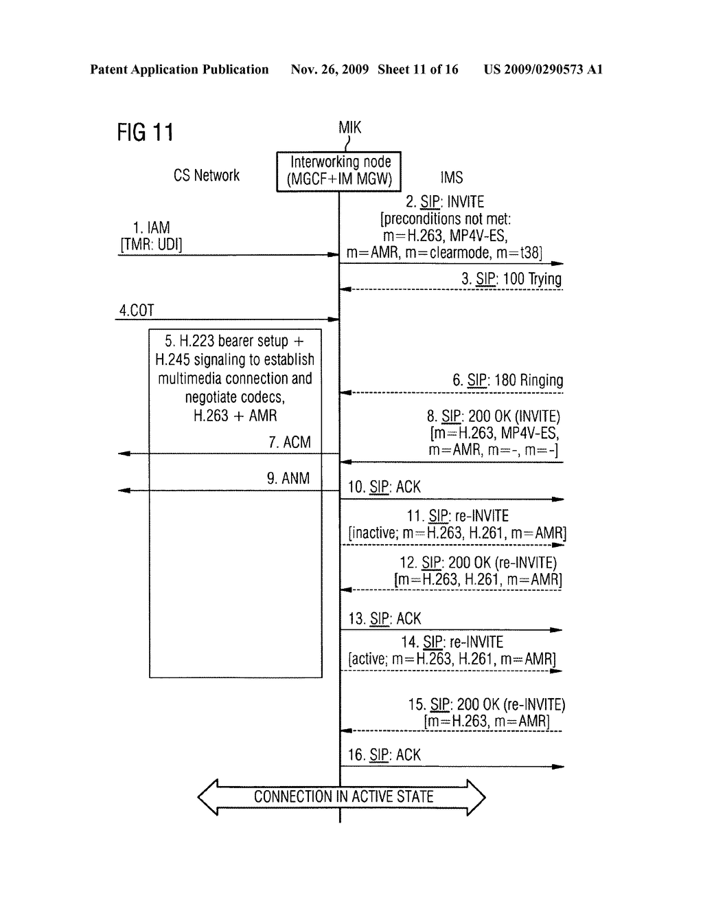 Method for Establishing a Video Telephone Connection and/or a Multimedia Telephone Connection in a Data Network - diagram, schematic, and image 12