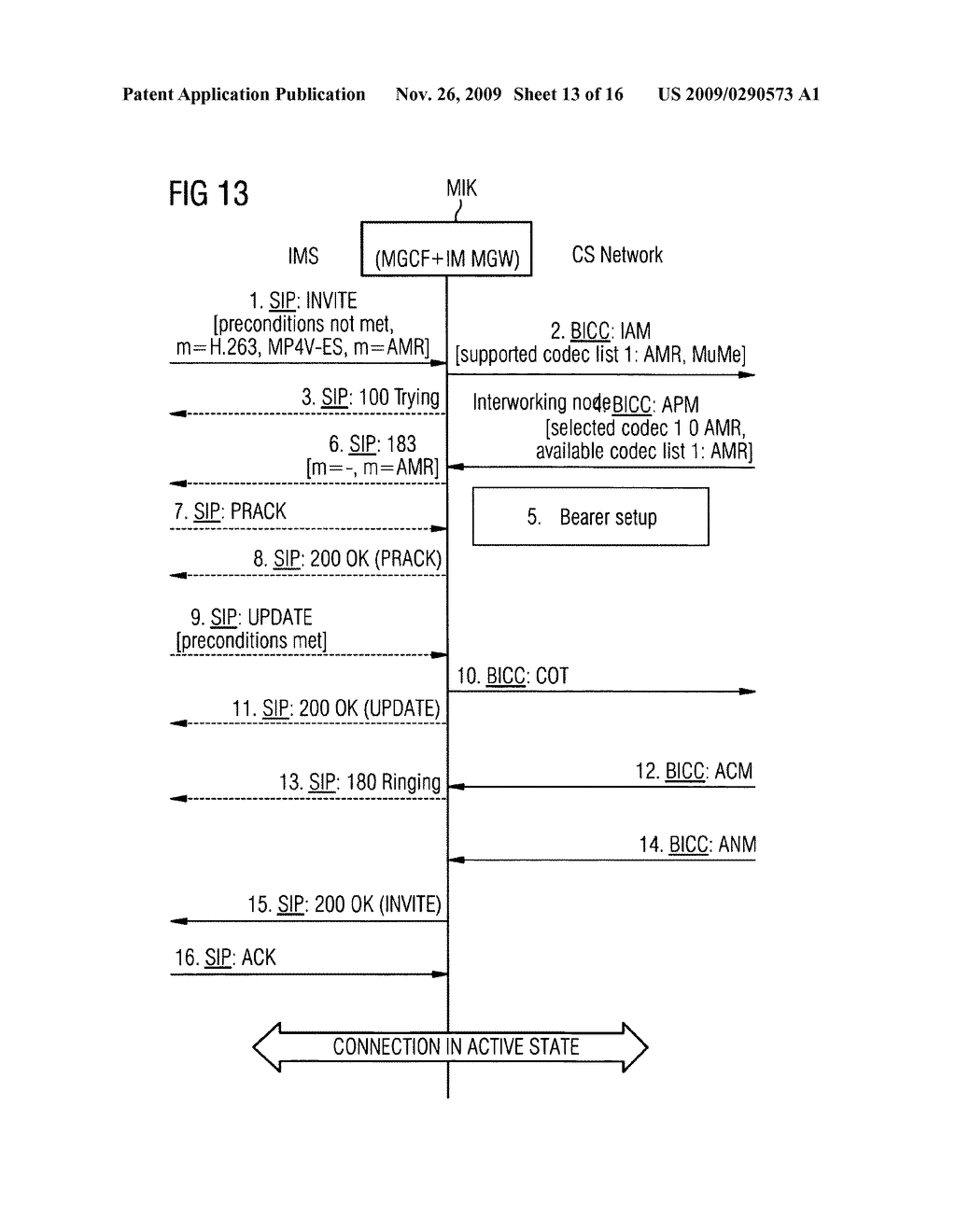 Method for Establishing a Video Telephone Connection and/or a Multimedia Telephone Connection in a Data Network - diagram, schematic, and image 14
