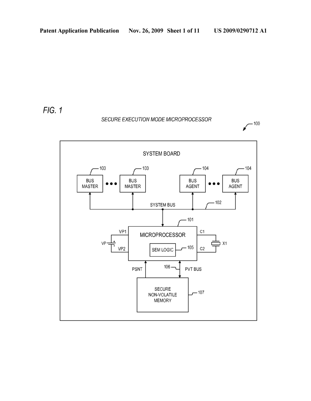 ON-DIE CRYPTOGRAPHIC APPARATUS IN A SECURE MICROPROCESSOR - diagram, schematic, and image 02