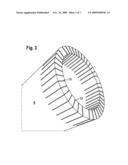 ILLUMINATING DEVICE FOR CYLINDRICAL OBJECTS, SURFACE INSPECTION METHOD IMPLEMENTED THEREWITH AND COMPUTER PROGRAM PRODUCT diagram and image