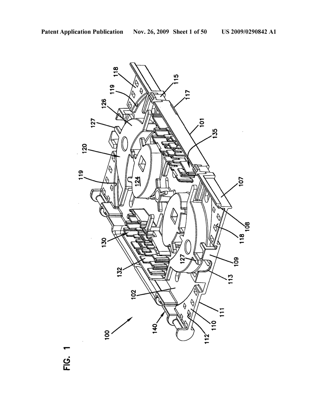 FIBER OPTIC SPLICE TRAY - diagram, schematic, and image 02