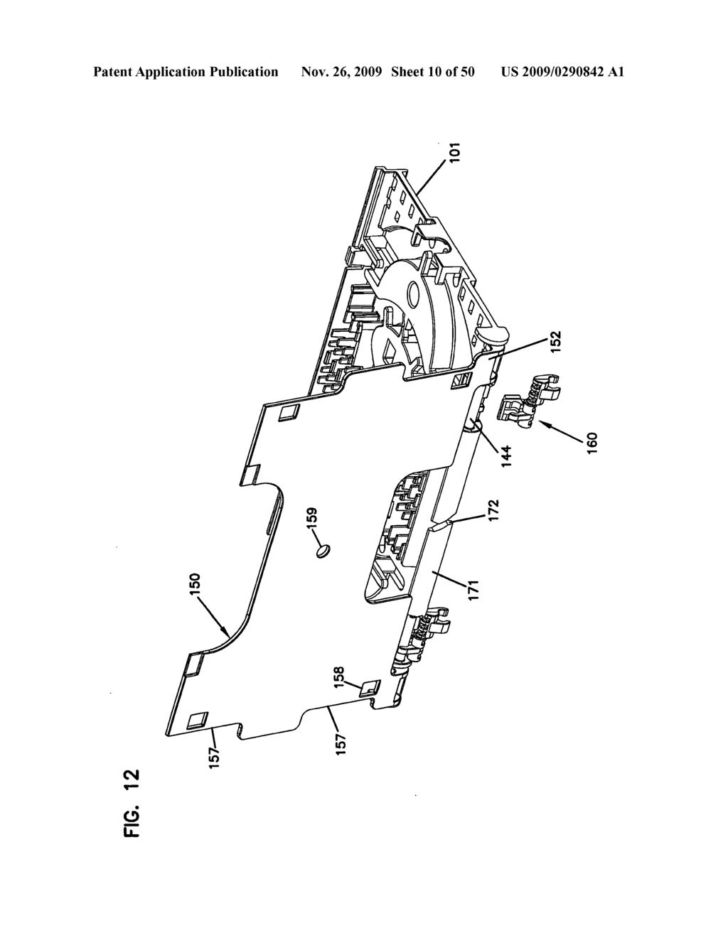 FIBER OPTIC SPLICE TRAY - diagram, schematic, and image 11