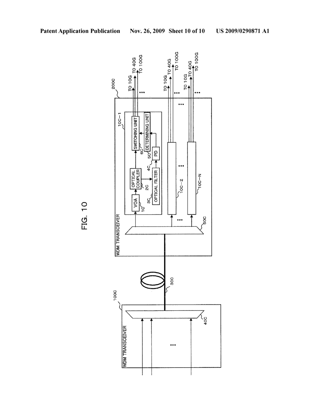 SIGNAL-LIGHT IDENTIFYING APPARATUS, WDM TRANSCEIVER, AND METHOD OF IDENTIFYING SIGNAL LIGHT - diagram, schematic, and image 11