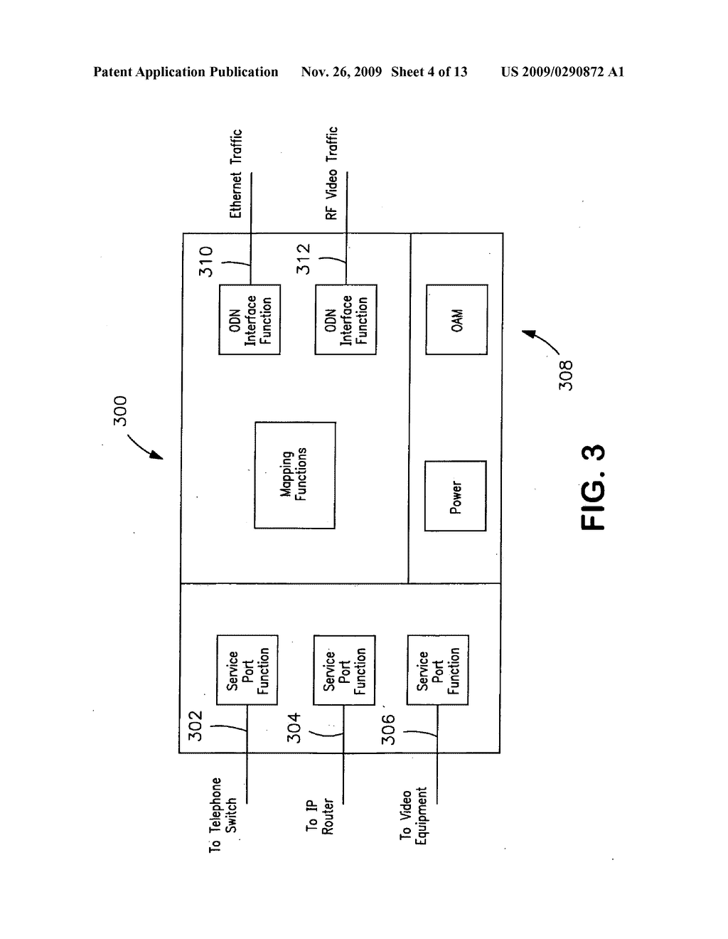 Broadband optical network apparatus and method - diagram, schematic, and image 05