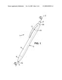 WRITING INSTRUMENT WITH CUSHIONING DEVICE diagram and image