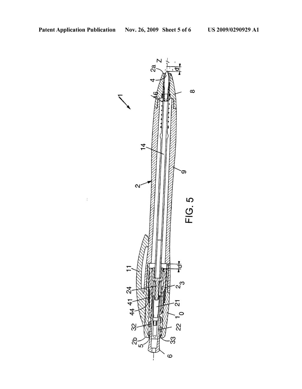 WRITING INSTRUMENT WITH CUSHIONING DEVICE - diagram, schematic, and image 06