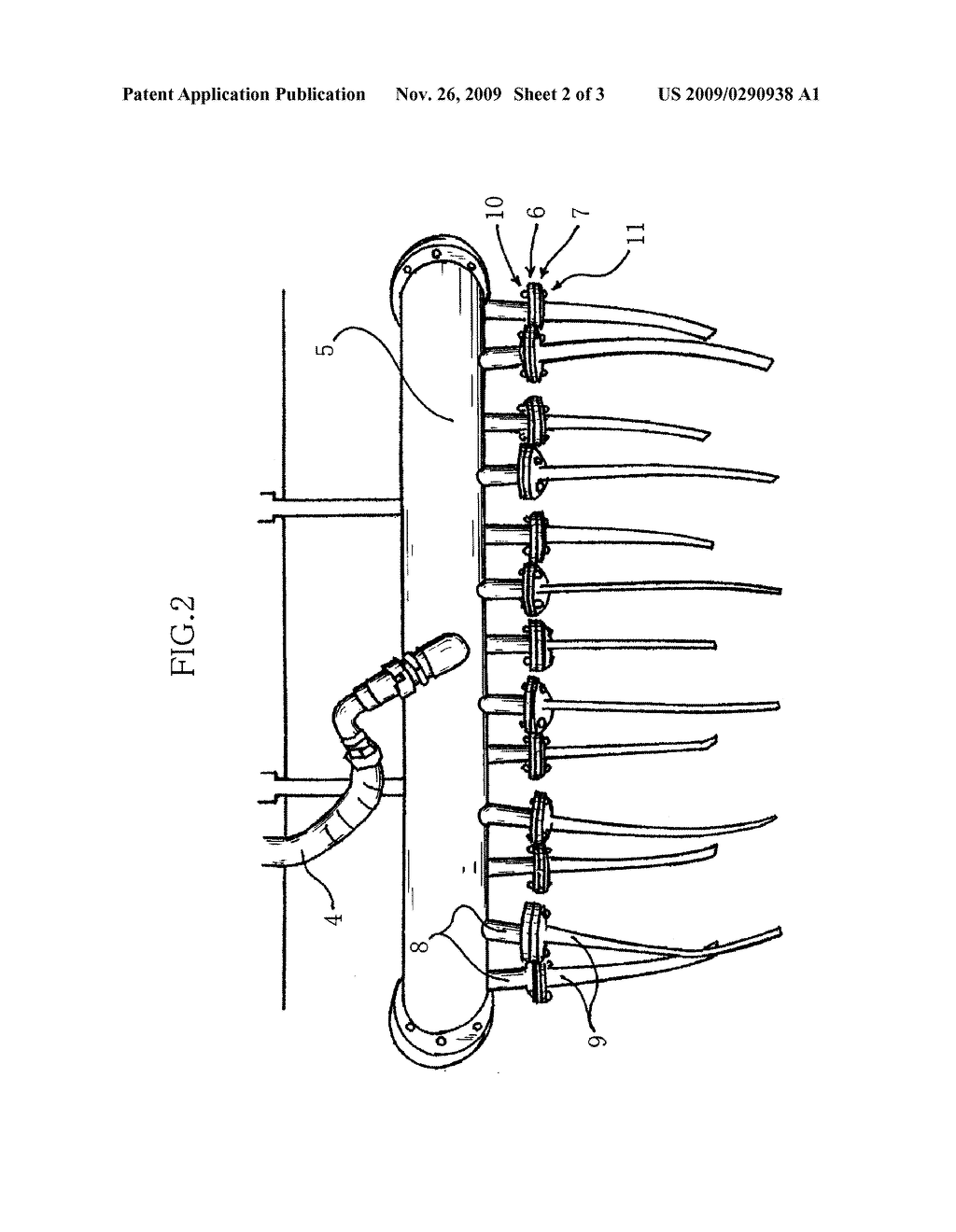 SOIL PASTEURIZING APPARATUS AND METHOD USING EXHAUST GAS - diagram, schematic, and image 03