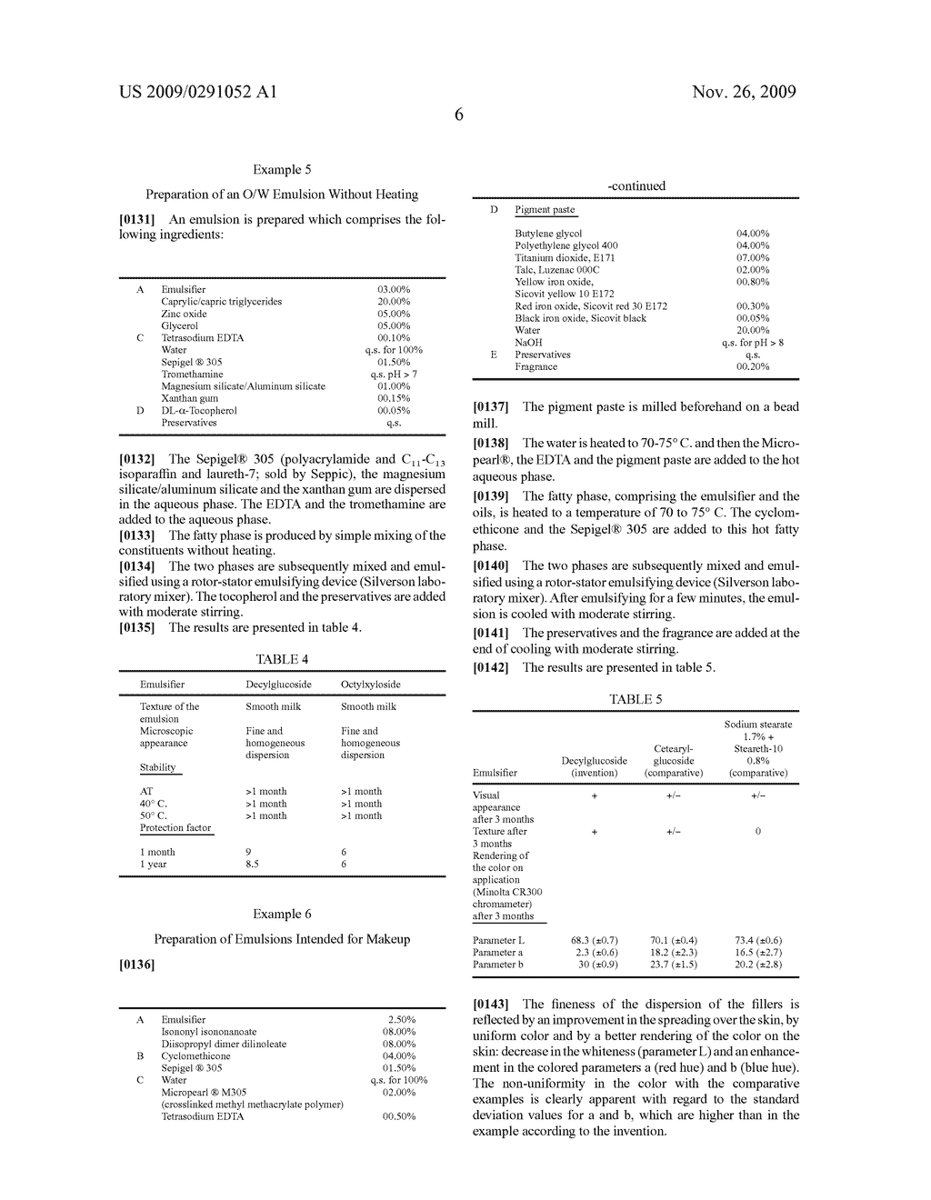 USE OF ALKYLPOLYGLYCOSIDES AS EMULSIFYING AGENTS FOR THE PREPARATION OF OIL-IN-WATER EMULSIONS COMPRISING INORGANIC FILLERS OR PIGMENTS, AND OIL-IN-WATER EMULSIONS COMPRISING SUCH ALKYLPOLYGLYCOSIDES - diagram, schematic, and image 07