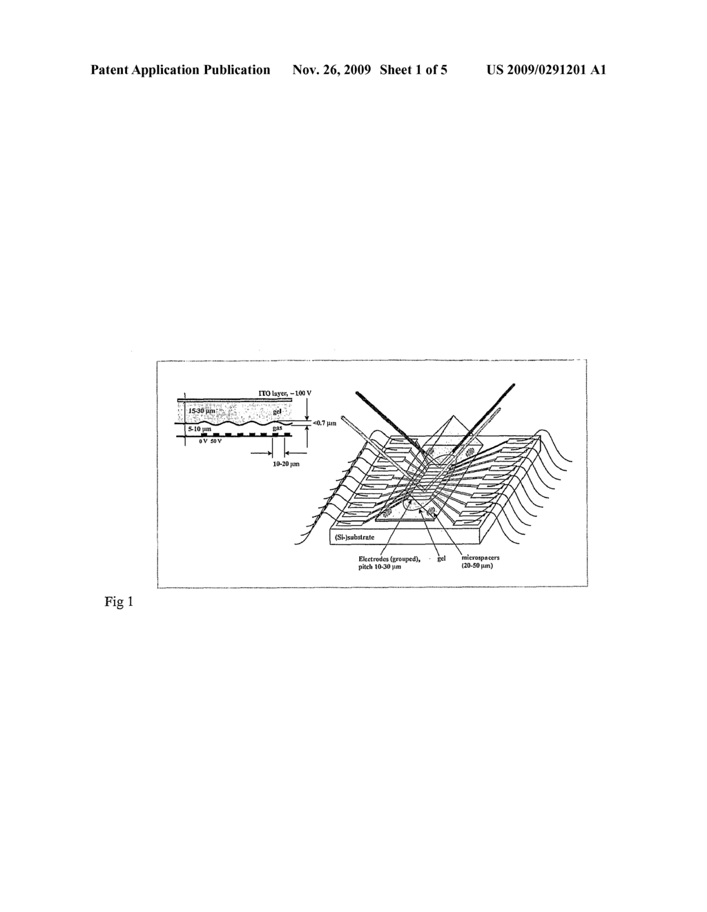 METHOD FOR INCREASING THE SURFACE CONDUCTIVITY OF A POLYMER USED IN A TUNEABLE DIFFRACTION GRATING (TDG) MODULATOR - diagram, schematic, and image 02