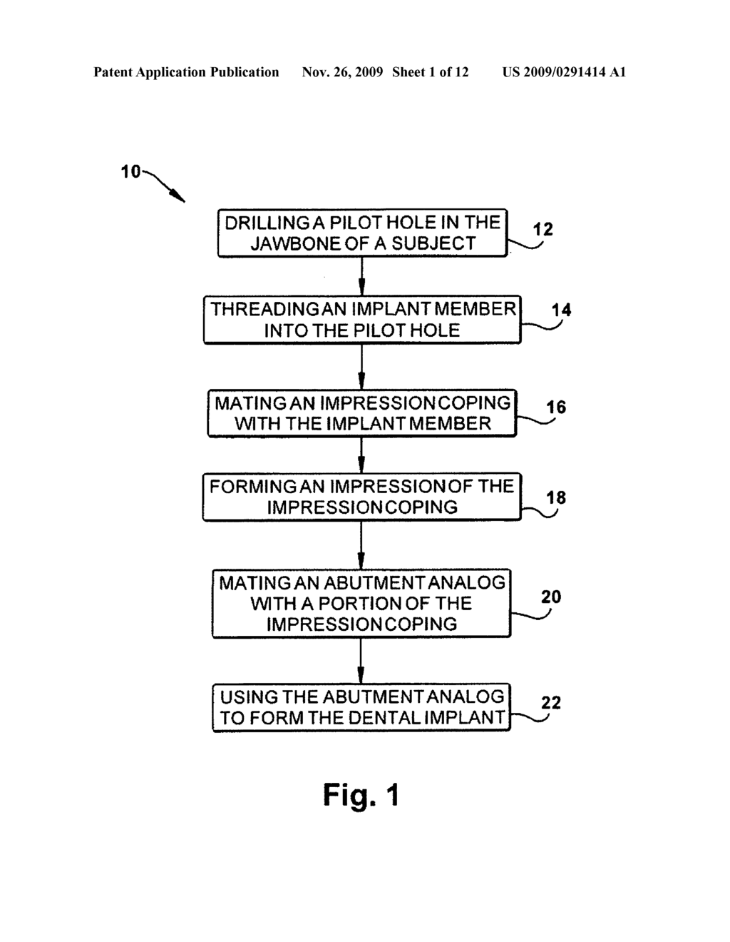 METHOD FOR FORMING A DENTAL IMPLANT - diagram, schematic, and image 02