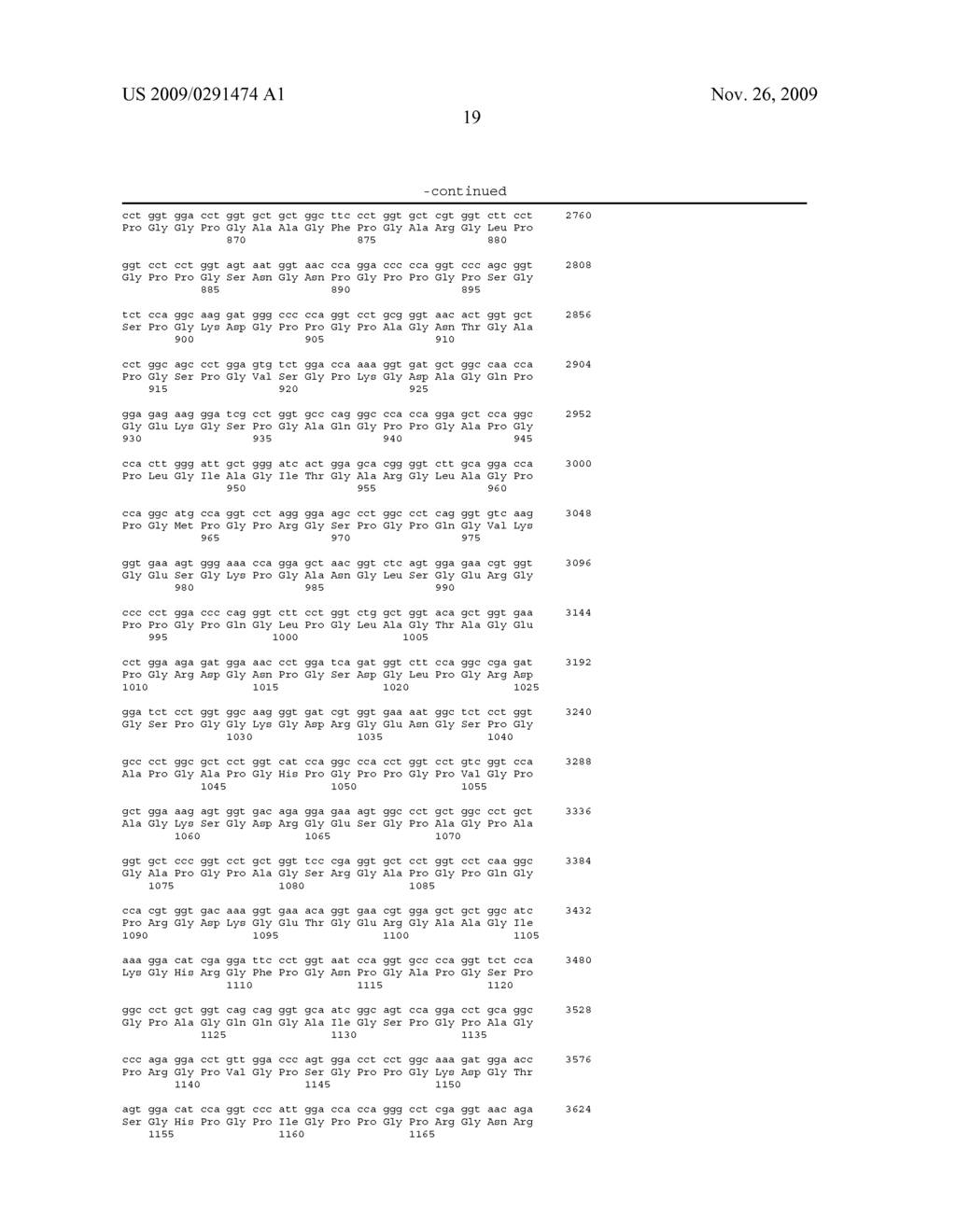 COLLAGEN-LIKE POLYPEPTIDES AND ENCODING POLYNUCLEOTIDES - diagram, schematic, and image 144