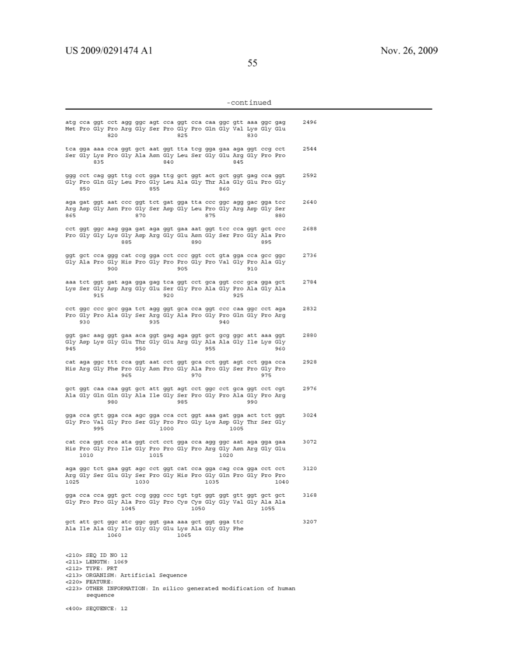 COLLAGEN-LIKE POLYPEPTIDES AND ENCODING POLYNUCLEOTIDES - diagram, schematic, and image 180