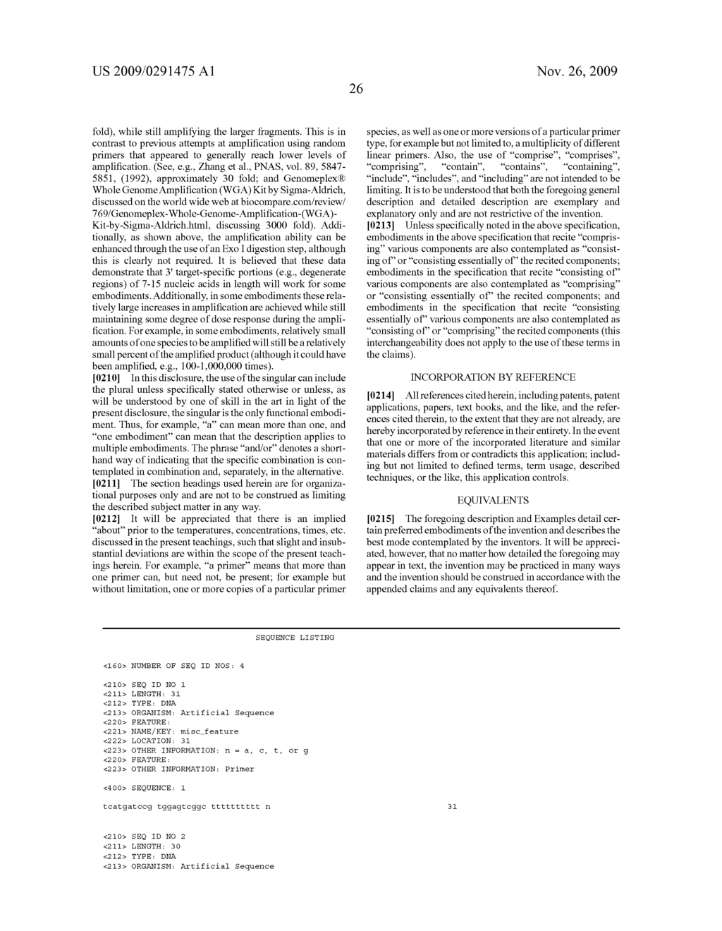 SEQUENCE AMPLIFICATION WITH LINEAR PRIMERS - diagram, schematic, and image 45