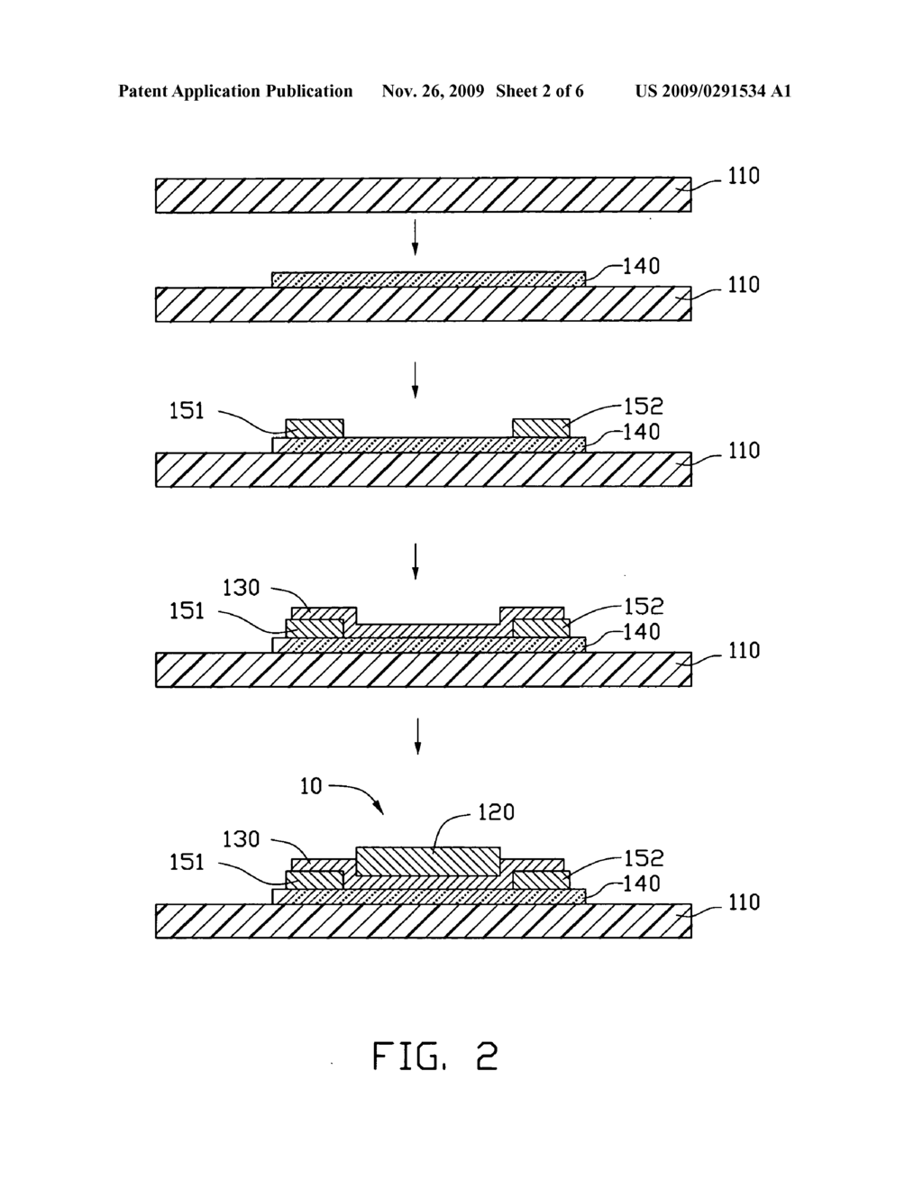 Method for making thin film transistor - diagram, schematic, and image 03