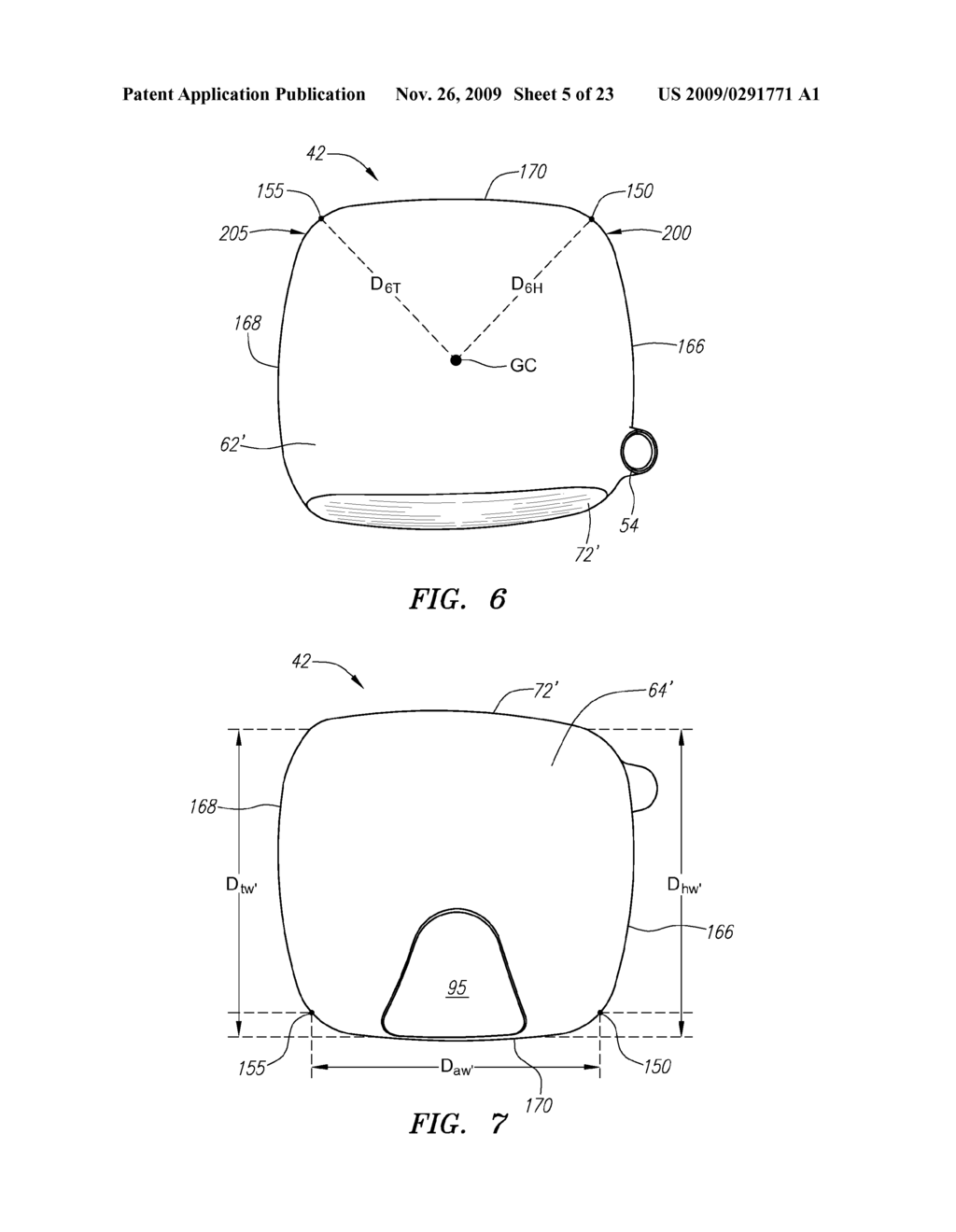 GOLF CLUB WITH HIGH MOMENT OF INERTIA - diagram, schematic, and image 06