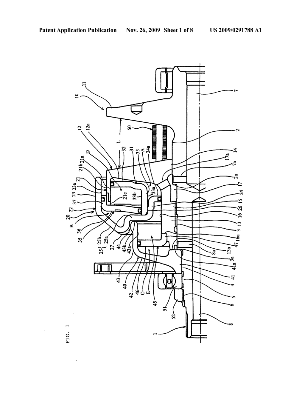 HYDRAULIC ACTUATOR FOR BELT TYPE CONTINUOUSLY VARIABLE TRANSMISSION - diagram, schematic, and image 02