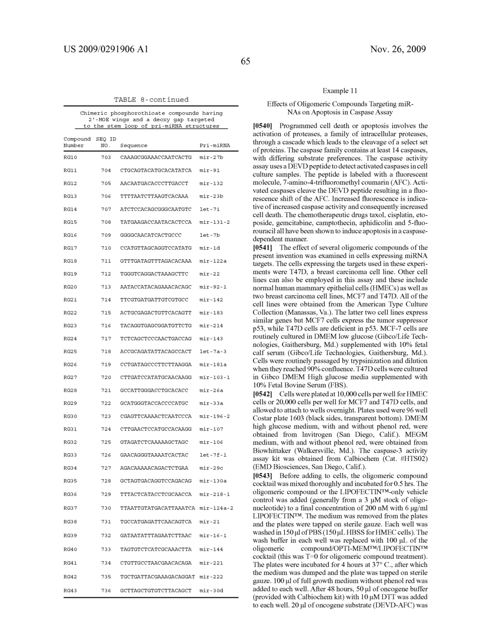 Oligomeric Compounds And Compositions For Use In Modulation Of Small Non-Coding RNAs - diagram, schematic, and image 67