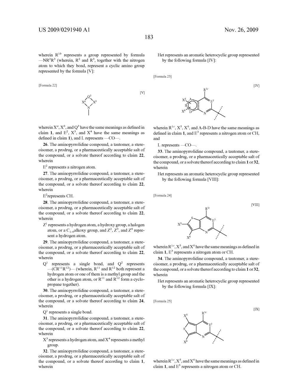 AMINOPYRROLIDINE COMPOUND - diagram, schematic, and image 184