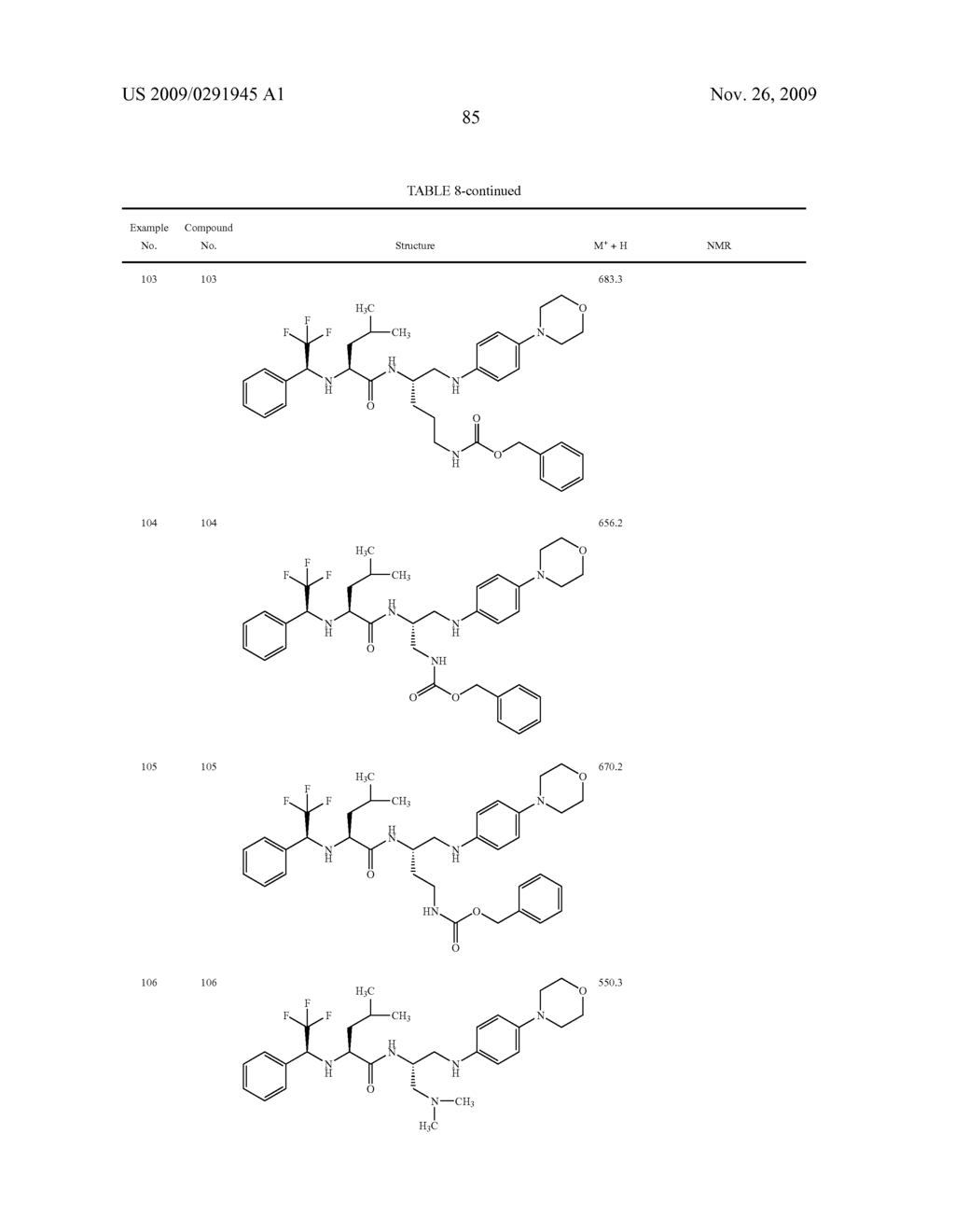 CYSTEINE PROTEASE INHIBITORS - diagram, schematic, and image 86