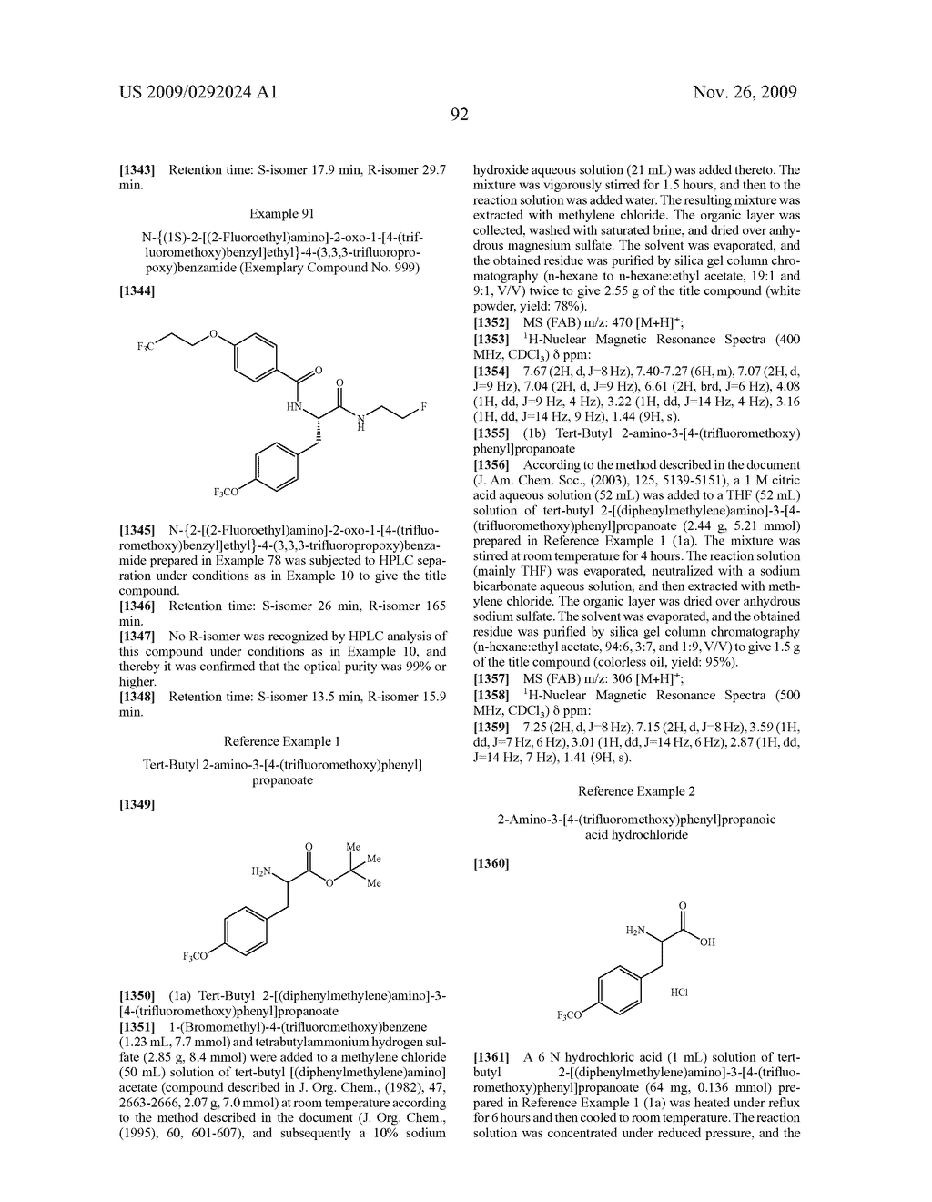 SUBSTITUTED PROPANAMIDE DERIVATIVE AND PHARMACEUTICAL COMPOSITION CONTAINING THE SAME - diagram, schematic, and image 93