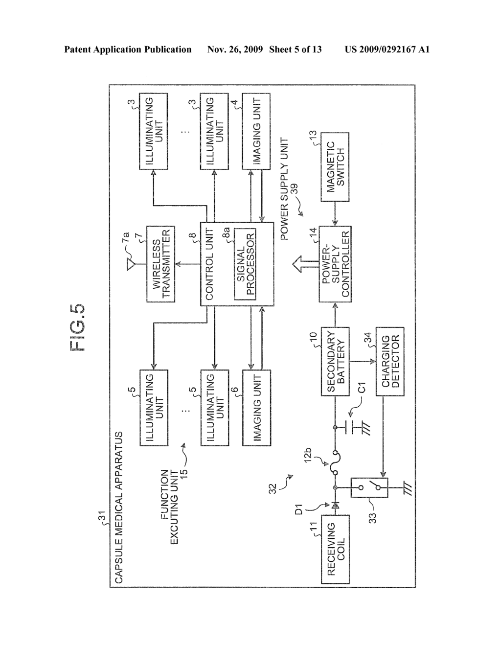 CAPSULE MEDICAL APPARATUS AND METHOD OF CHARGING CAPSULE MEDICAL APPARATUS - diagram, schematic, and image 06