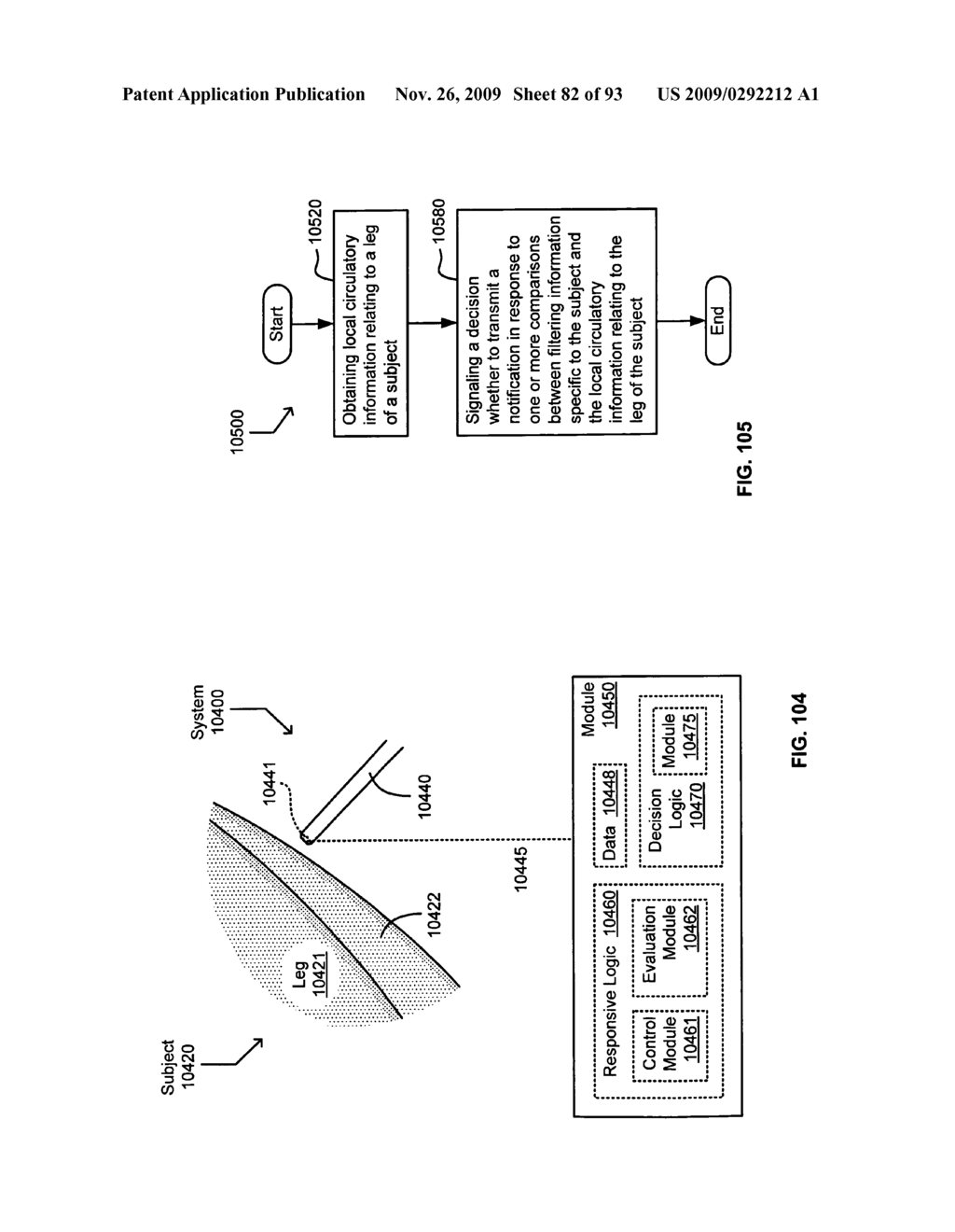 Circulatory monitoring systems and methods - diagram, schematic, and image 83