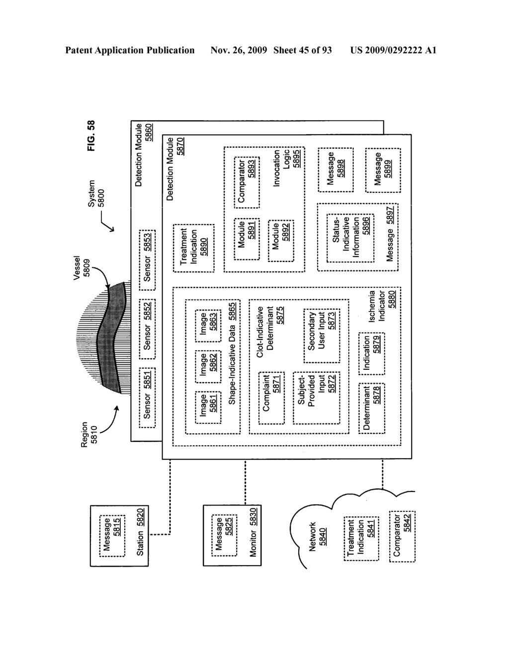 Circulatory monitoring systems and methods - diagram, schematic, and image 46