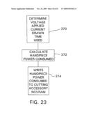 POWERED SURGICAL HANDPIECE WITH AN ANTENNA FOR READING DATA FROM A MEMORY INTEGRAL WITH A CUTTING ACCESSORY ATTACHED TO THE HANDPIECE diagram and image