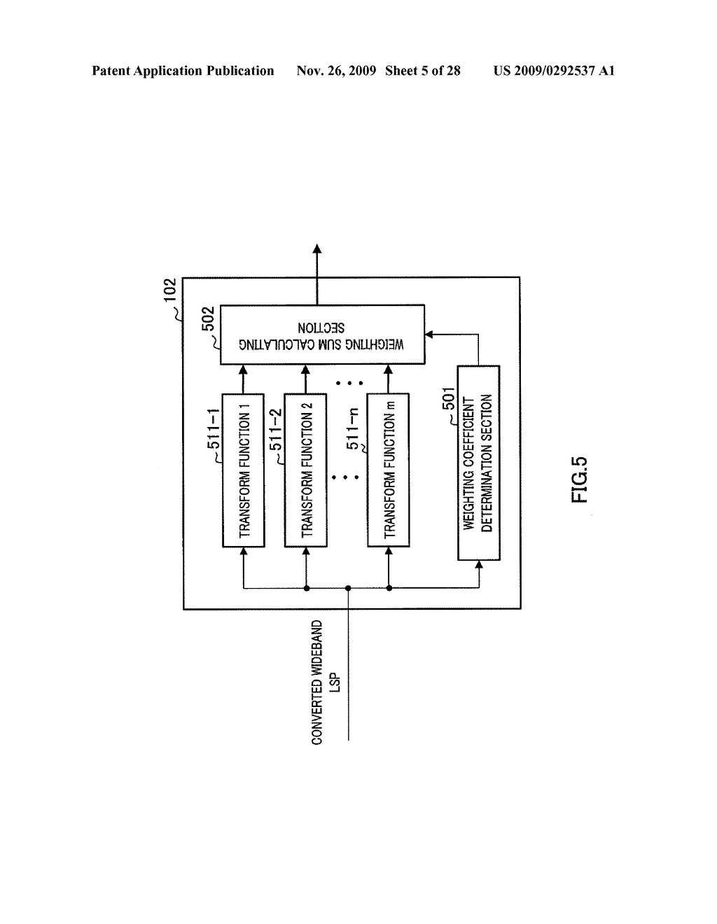 WIDE-BAND ENCODING DEVICE, WIDE-BAND LSP PREDICTION DEVICE, BAND SCALABLE ENCODING DEVICE, WIDE-BAND ENCODING METHOD - diagram, schematic, and image 06